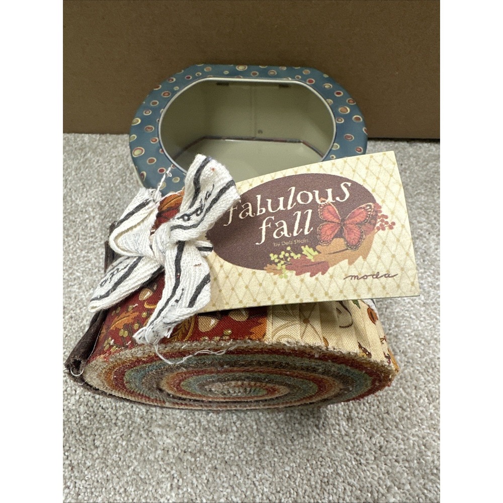 Fabulous Fall Jelly Roll by designer Deb Strain for Moda Fabrics Retired Fabric